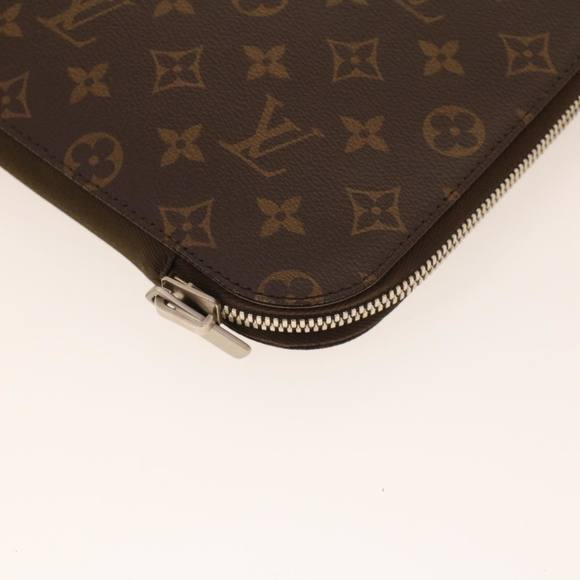 LOUIS VUITTON Monogram Horizon Laptop Sleeve PC Case M42666 LV Auth 42085 - Picture 15 of 16